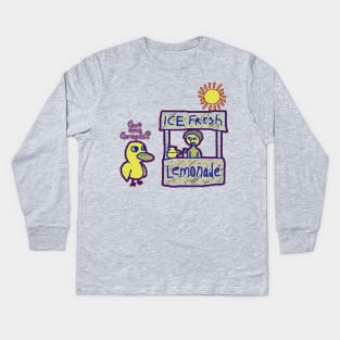 Duck Song - Got any grapes? Kids Long Sleeve T-Shirt